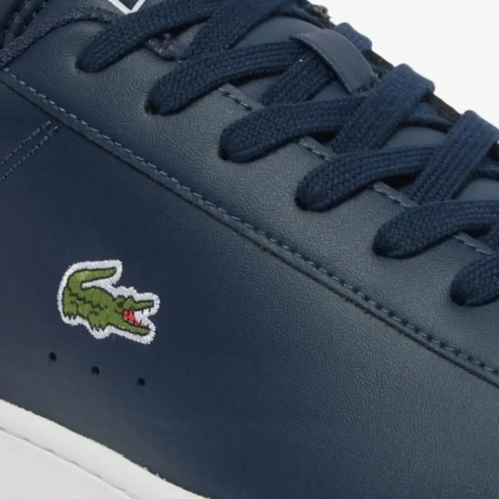 Lacoste Men's Carnaby Set Leather Sneakers Navy Blue 11.5